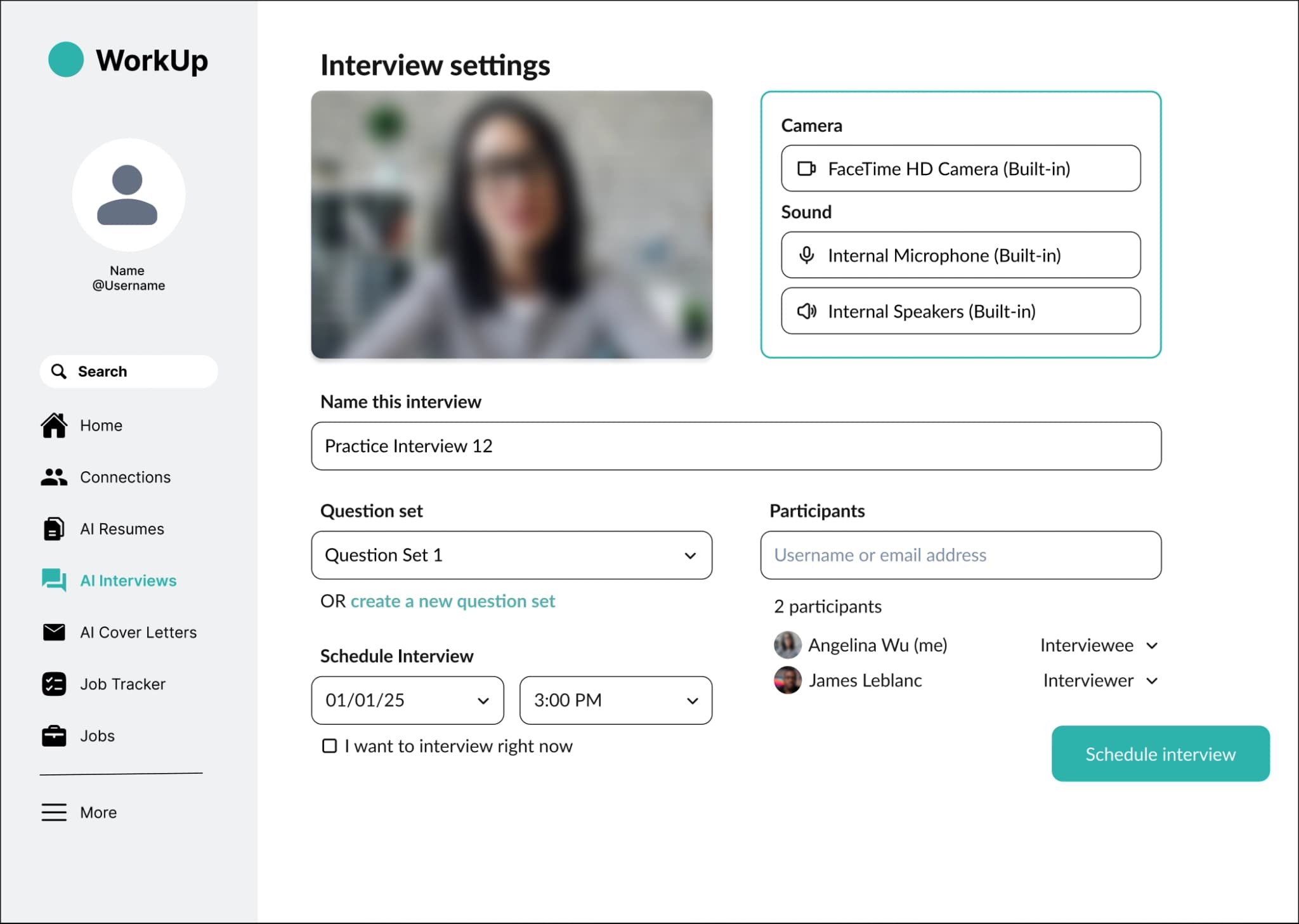 Interview Creation